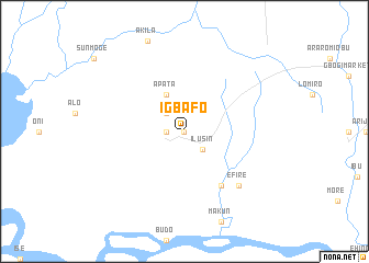 map of Igbafo