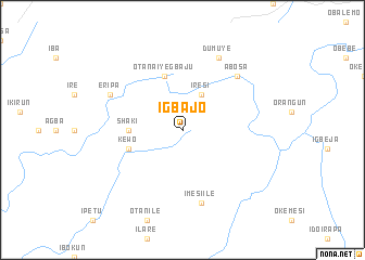 map of Igbajo