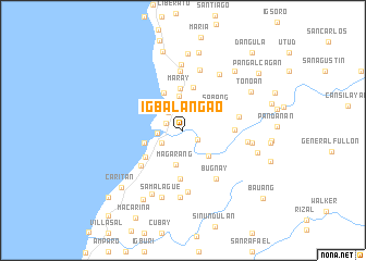 map of Igbalañgao