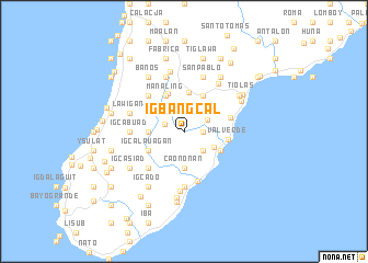 map of Igbangcal