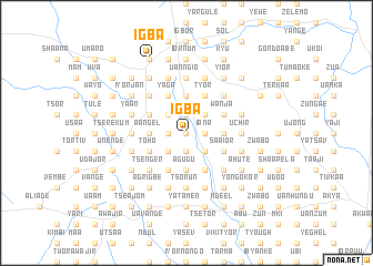 map of Igba