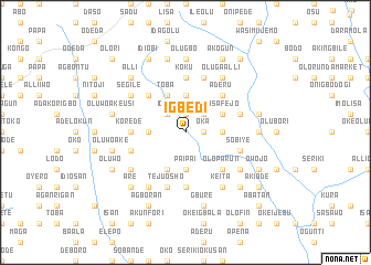 map of Igbedi