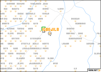 map of Igbejila