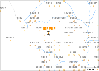 map of Igbeme