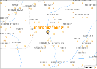 map of Igber Ouzedder