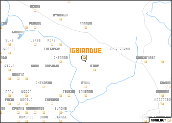 map of Igbiandue