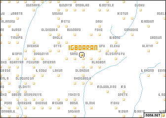 map of Igbo Aran