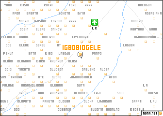 map of Igbobi Ogele