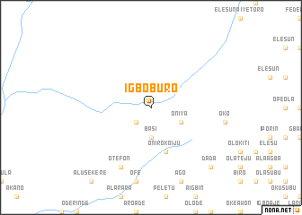 map of Igboburo
