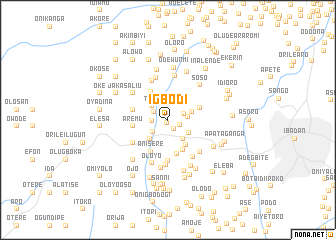 map of Igbodi