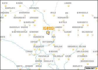 map of Igbogi