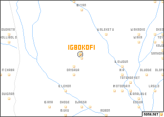 map of Igbokofi