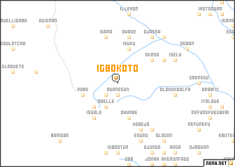 map of Igbokoto