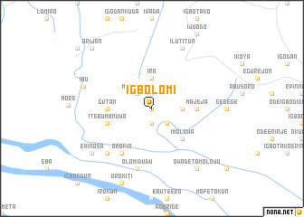 map of Igbolomi