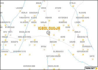 map of Igboloudja