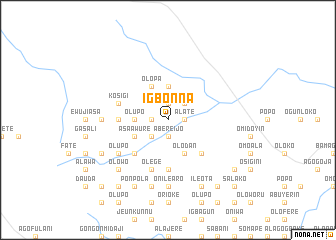 map of Igbonna