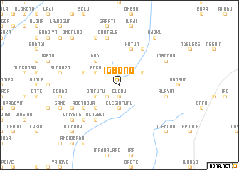 map of Igbono