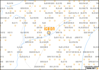 map of Igbon