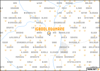 map of Igbo Olodumare