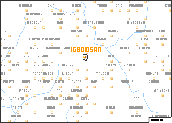 map of Igbo Osan