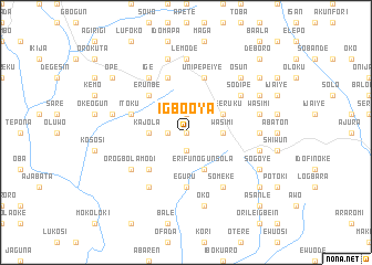 map of Igbo Oya