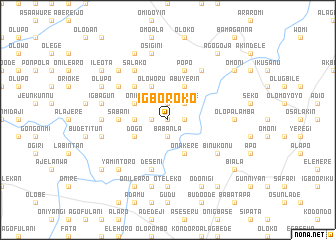 map of Igboroko