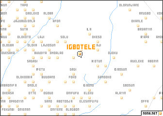 map of Igbotele