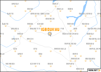 map of Igbo Ukwu