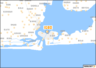 map of Igbo