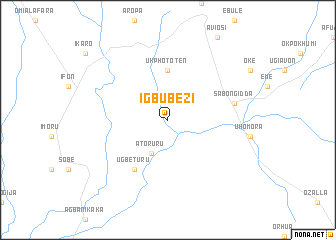 map of Igbubezi