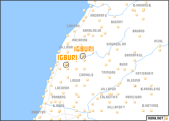 map of Igburi