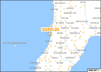 map of Igdanlog