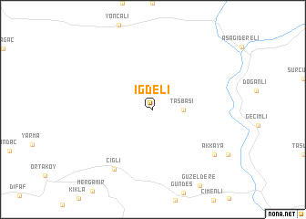 map of İğdeli