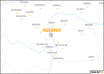 map of İğdeören