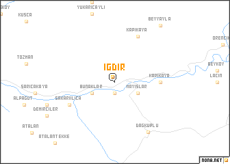 map of İğdir