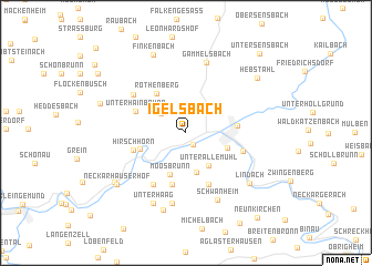 map of Igelsbach