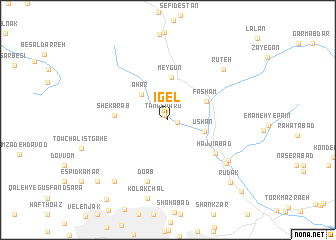 map of Īgel