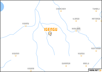 map of Igengu