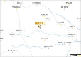 map of Igentu