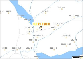 map of Iger Leben