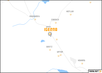 map of Igerna