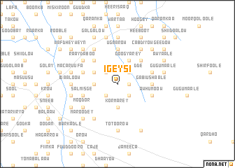 map of Igeysi