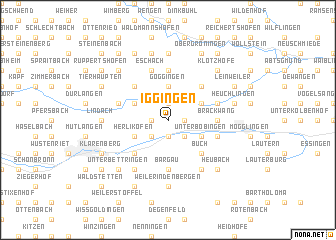map of Iggingen