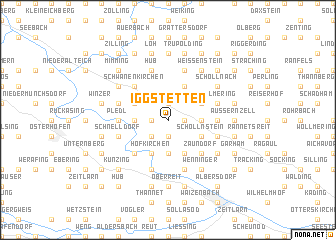 map of Iggstetten