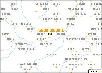 map of Iggui nʼDiouine