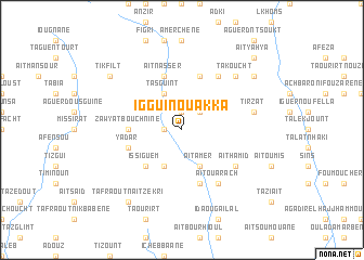 map of Iggui nʼOuakka