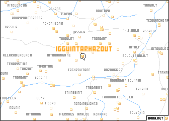 map of Iggui nʼTarhazout