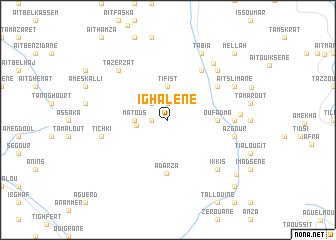 map of Ighalene