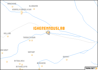 map of Igherem nʼOuslab