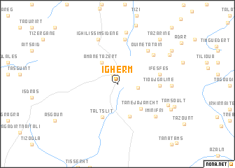 map of Igherm